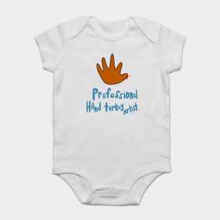 professional hand turkey artist Baby Bodysuit